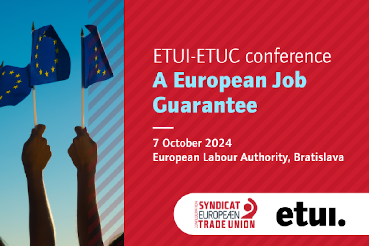 European Trade Union Conference on the Job Guarantee